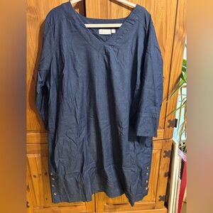 Belle by Kim Gravel Chambray Dress size 2x